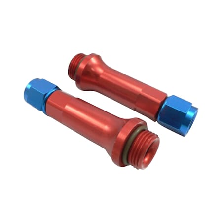 Speedfx ADAPTER FITTING For Use With Holley UltraHP Carburetor Inlet Adapter 8AN 3416 Thread Size Anod 574871BK